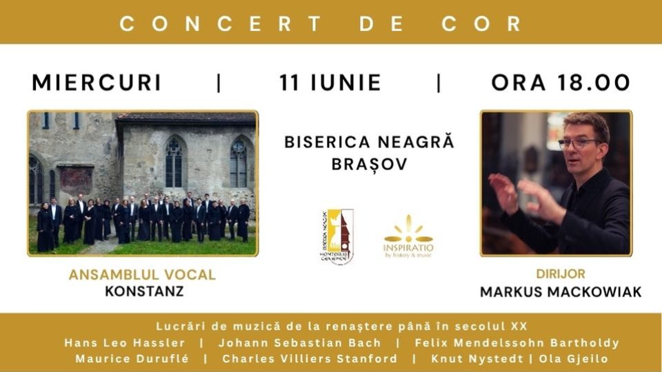 Ansamblul Vocal Konstanz, la Biserica Neagră