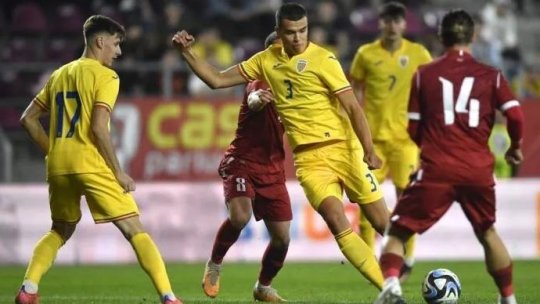 Fotbal: România U21 învinge Georgia într-un amical disputat în Austria