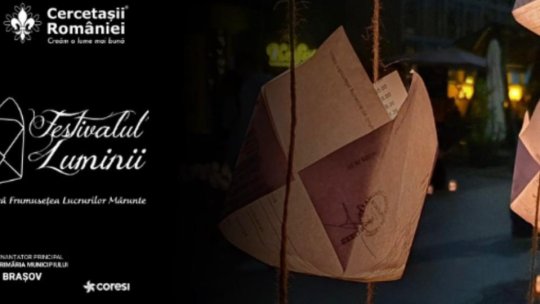 Festivalul Luminii, sâmbătă, la Brașov