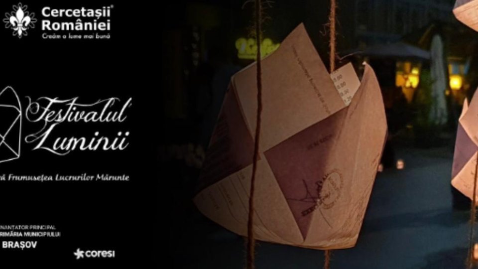Festivalul Luminii, sâmbătă, la Brașov