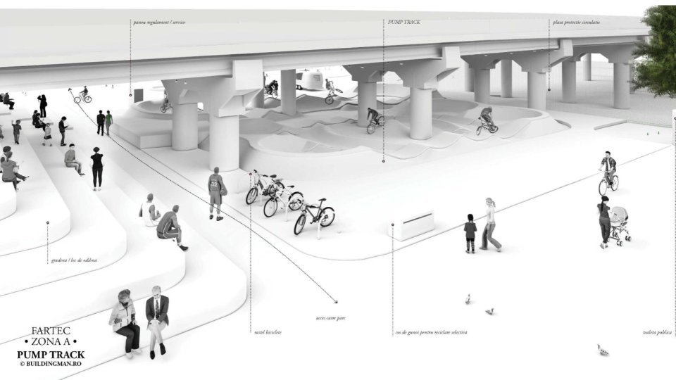 Proiectul de skatepark de la Fartec, în etapa... de reproiectare