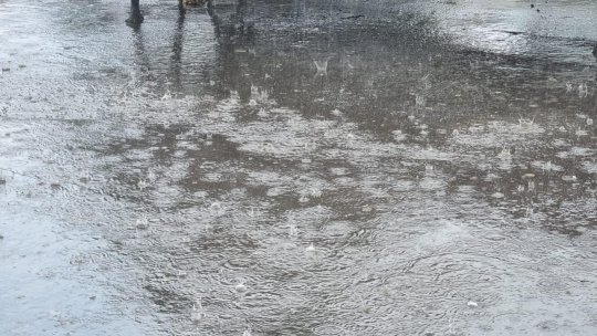Cod portocaliu de averse în localități din județ
