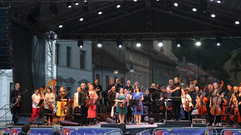 Filarmonica Brașov, două concerte în aer liber la finalul săptămânii