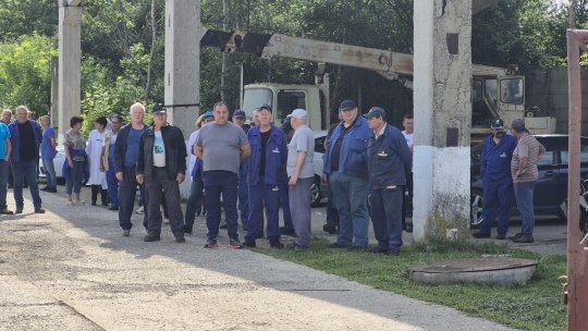 Protest spontan la Fabrica de Pulberi Făgăraş