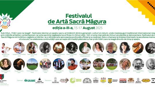 Festivalul de Artă Sacră de la Măgura va avea loc între 15 și 17 august