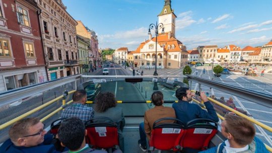 Autobuzul etajat, retras din nou de pe traseu