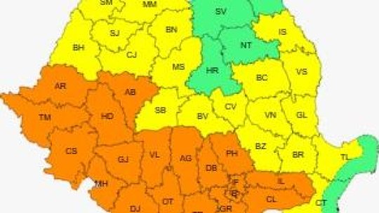 Cod galben de caniculă și disconfort termic de vineri, la Brașov