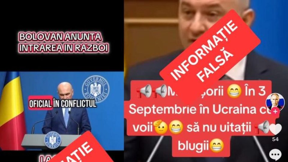 FAKE NEWS anunțat de MAI: "România nu va intra în război!"