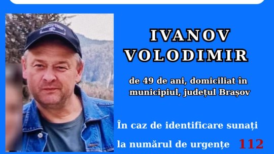 Bărbat de 49 de ani, căutat de polițiștii brașoveni