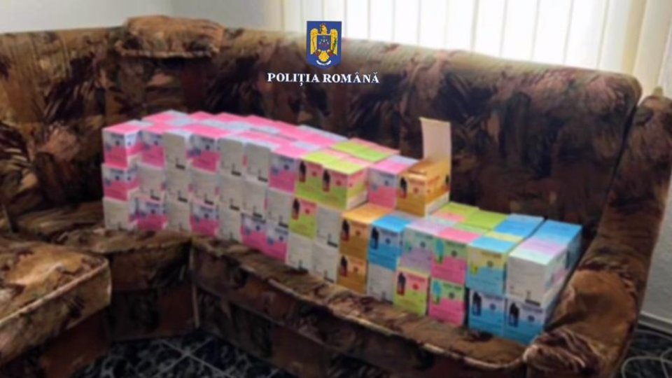 Țigări și haine de contrabandă confiscate la Brașov. Doi bărbați reținuți