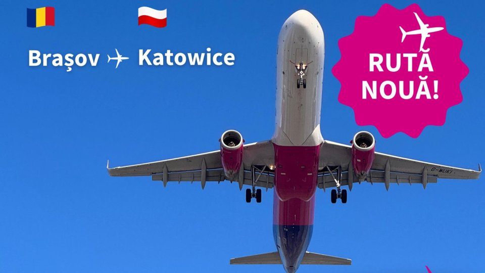 O nouă destinație de pe Aeroportul Internațional Brașov-Ghimbav