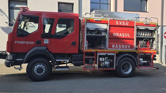 Autospecială nouă pentru Serviciul Voluntar pentru Situații de Urgență Râșnov