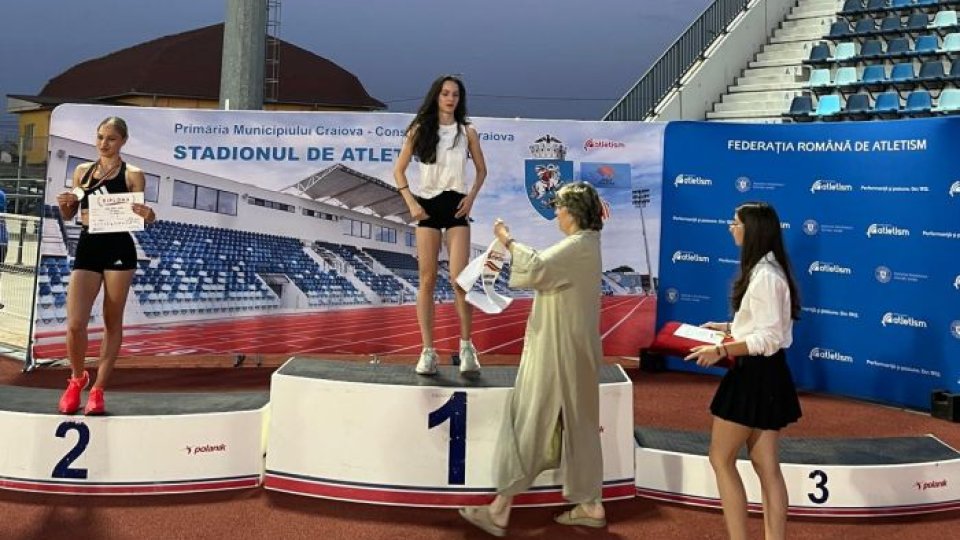 Atletism: Ștefania Balint, de la ACS Luca Brașov, campioană națională la U23 VIDEO