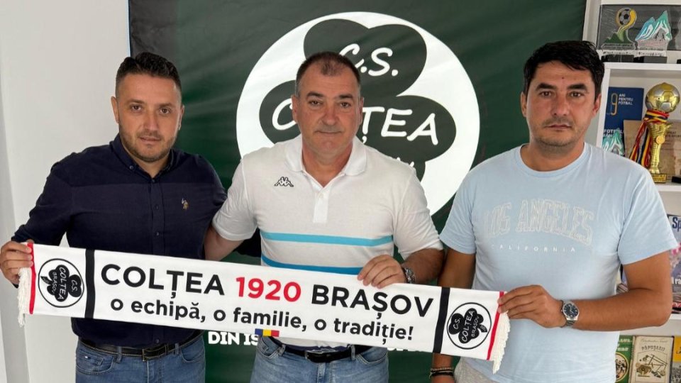 Fotbal. Antrenorul Laurian Păun se alătură celor CS Colţea 1920 Braşov