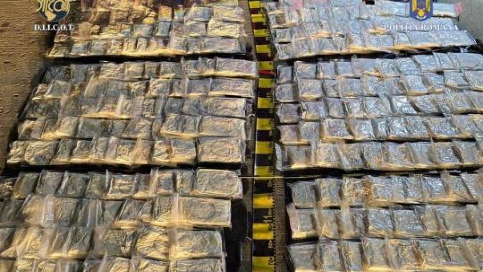 Captură impresionantă de cocaină