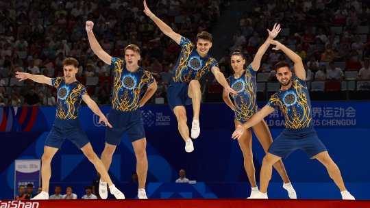 Gimnastică aerobică: Bronz pentru România în proba de grup
