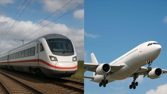 Greenpeace: Călătoria cu trenul este deseori mai scumpă decât zborul cu avionul în Europa