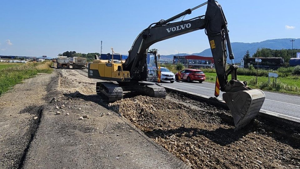 Au reînceput lucrările de lărgire a DN73, între Brașov și Cristian