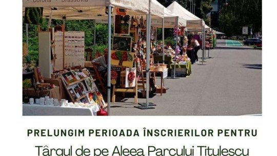 Târgul de Meșteșugari: Înscrieri până pe 29 august