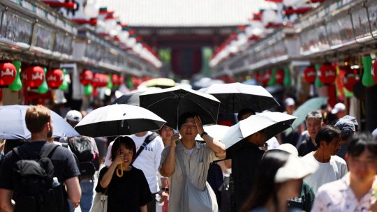 Record de temperatură, de 41,8°C, în Japonia