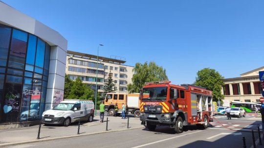 Incendiu la un fast-food din municipiul Brașov FOTO