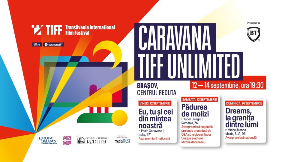 Caravana TIFF Unlimited revine la Brașov