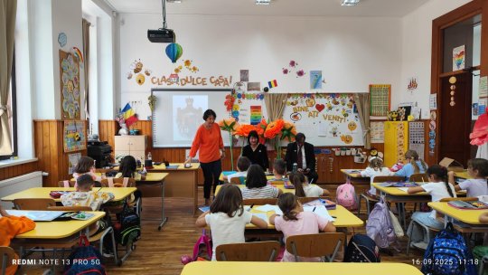 Vizită de rang înalt la Școala Gimnazială nr.12