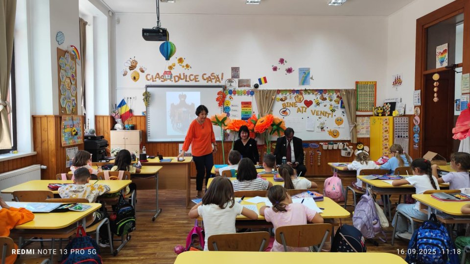 Vizită de rang înalt la Școala Gimnazială nr.12