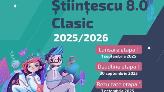 Se fac înscrieri pentru o nouă ediție Științescu!