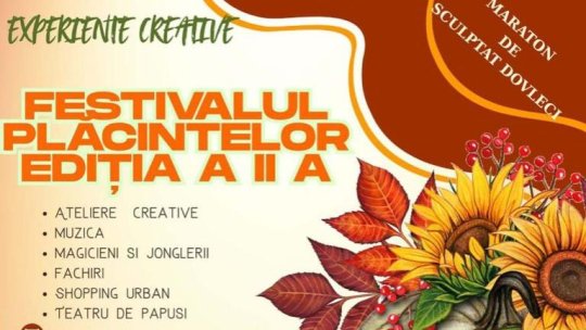 Festivalul Plăcintelor, la finalul lunii octombrie, la Brașov