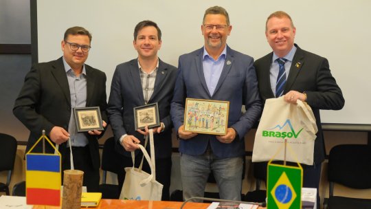 Delegație din orașul brazilian Chapecó, primită de viceprimarul Dan Ghiță
