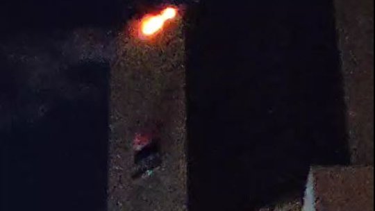 Incendiu în Centrul Civic, la sediul BRD