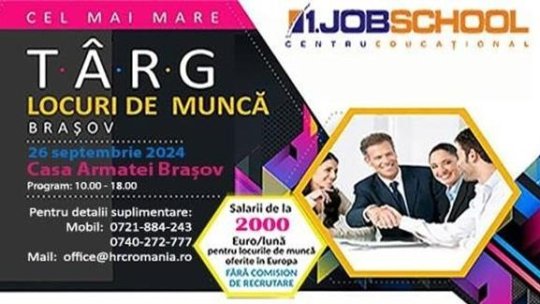 Un nou târg de locuri de muncă la Brașov