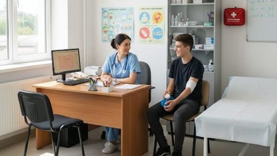 Suplimente alimentare, pastă de dinți și absorbante, oferite gratuit elevilor prin cabinetele medicale școlare din Brașov