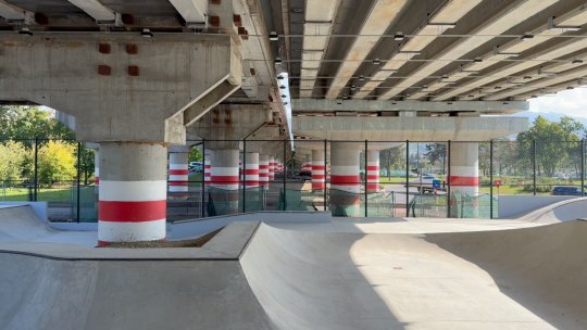 Skatepark-ul de sub pasajul Fartec nu va fi gata la finalul lui septembrie