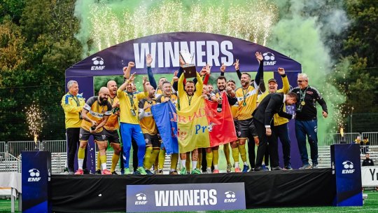 Liriada Râșnov a cucerit trofeul EMF Masters Eurocup la minifotbal