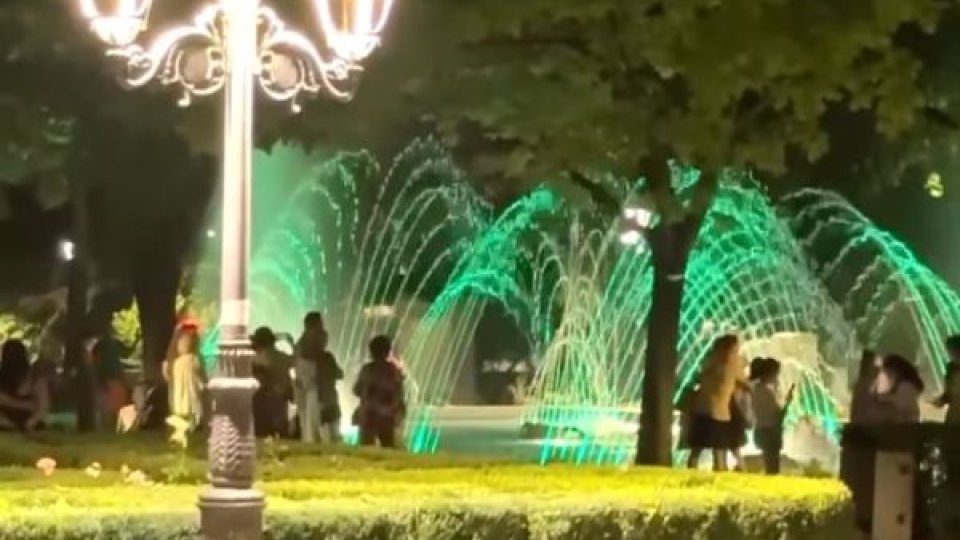 A fost inaugurată fântâna arteziană din Parcul Nicolae Titulescu