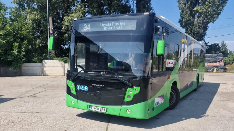 Traseu modificat temporar pentru autobuzele de pe linia 34