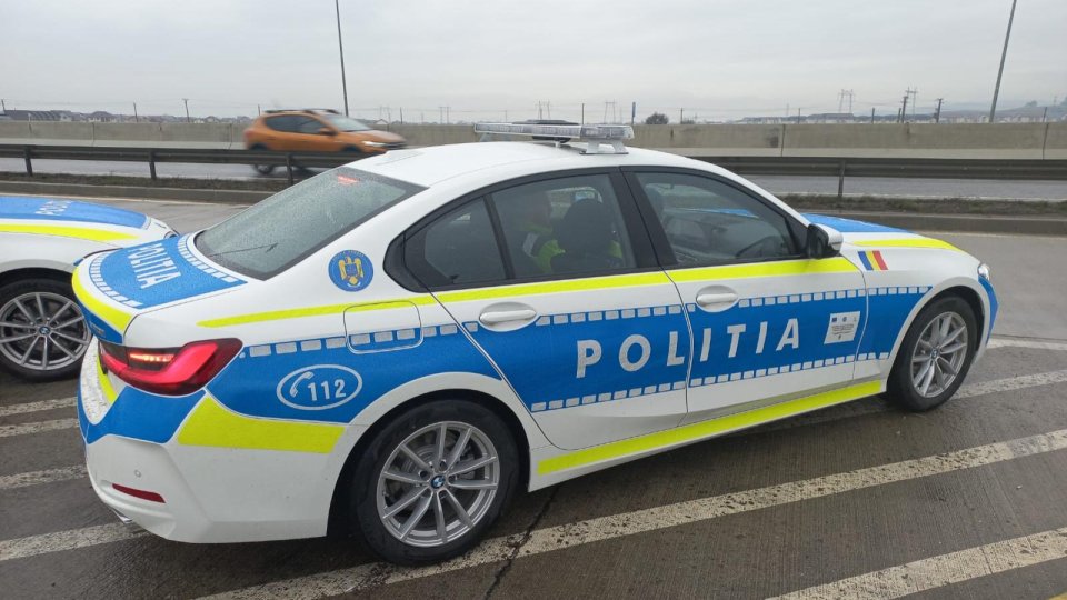 Accident pe DN1 spre Sibiu. Două persoane au ajuns la spital