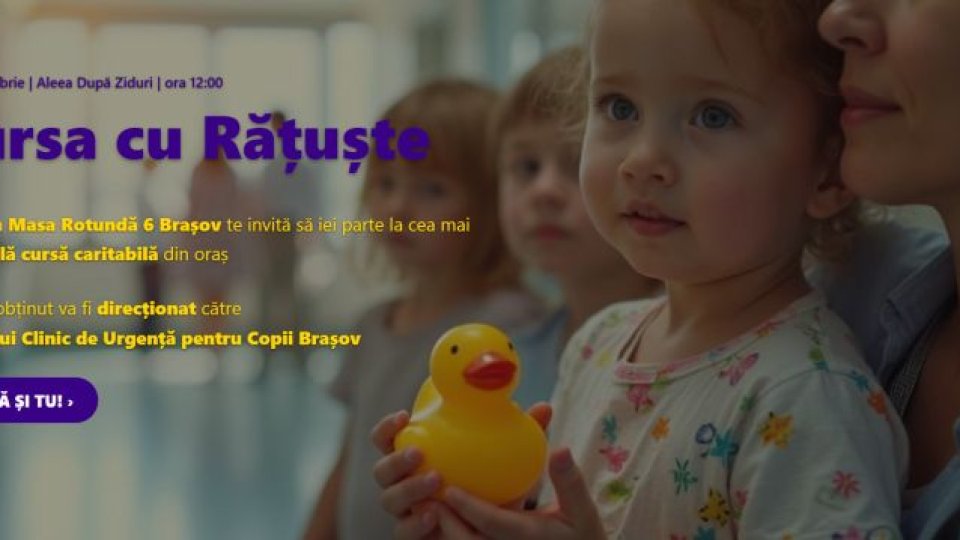 Adoptă o rățușcă pentru a ajuta Spitalul de Copii Brașov