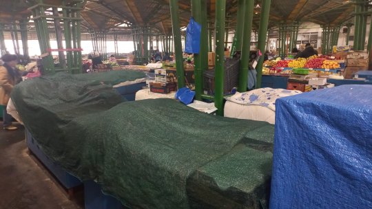 La piață, pe ger și inflație