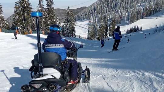 Conflict pe o pârtie din Poiana Brașov. Jandarmii montani au intervenit