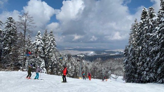 Condiții bune de schi în Poiana Brașov