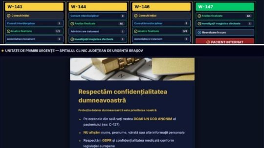 Sistem nou de comunicare cu pacienții, la Spitalul Județean Brașov