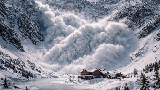 Avalanşă de mari dimensiuni în zona Bâlea Lac