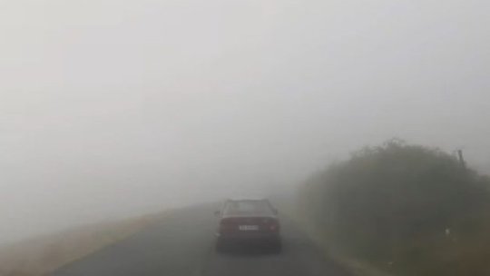 Este Cod galben de ceață și polei în 20 de județe!