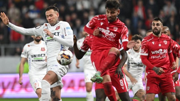 Dinamo, lider provizoriu după „dubla” lui Opruț la Sibiu