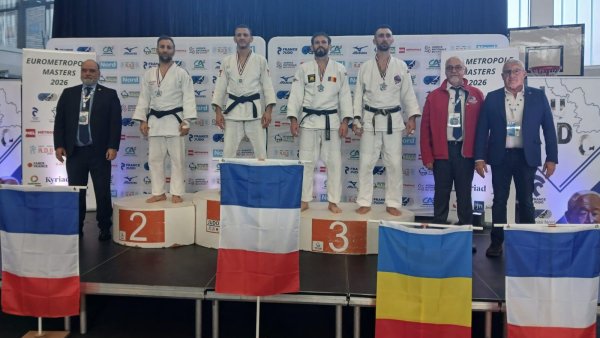 Judoka Marius Soltănel, medalie de bronz la Eurometropole Masters Mouvaux
