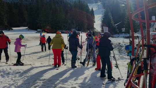 Se schiază în condiții de primăvară în Poiana Brașov FOTO+VIDEO
