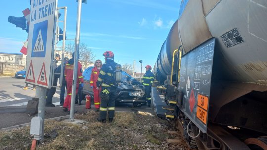Accident feroviar în municipiul Brașov FOTO+VIDEO